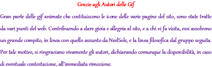 Grazie per le gif animate